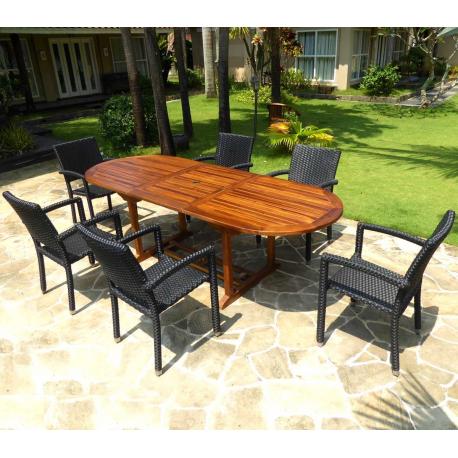 salon de jardin en teck java