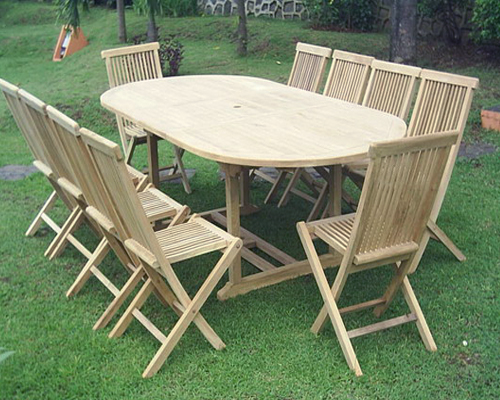 salon de jardin en teck java