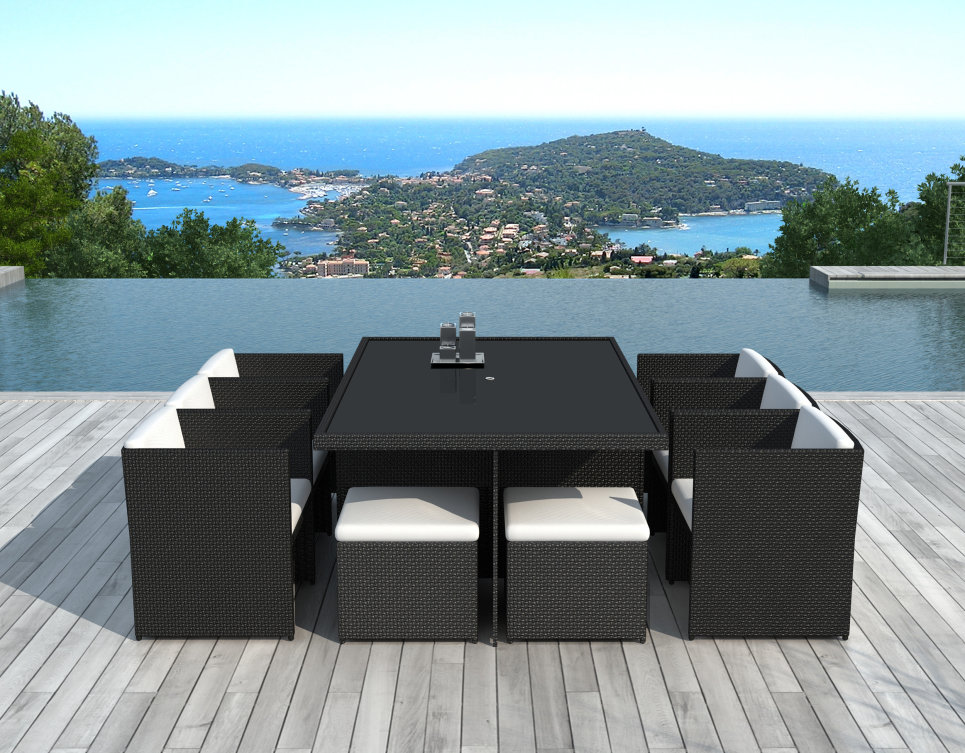 salon de jardin encastrable 12 places - Agencement de jardin aux