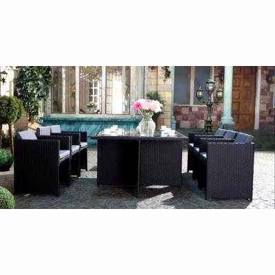 salon de jardin encastrable 4 places