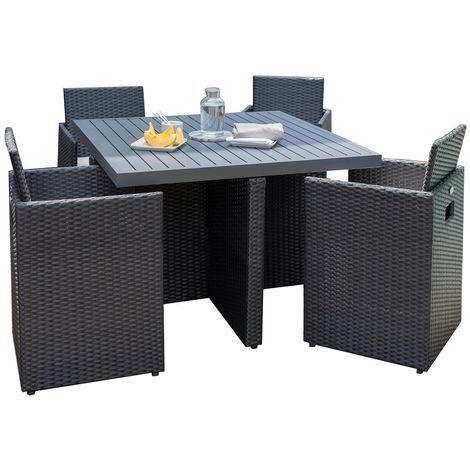 salon de jardin encastrable 4 places