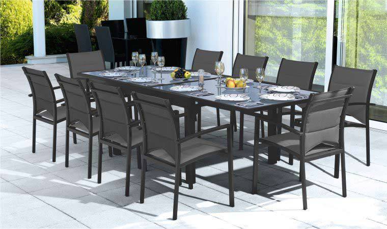 salon de jardin gris anthracite