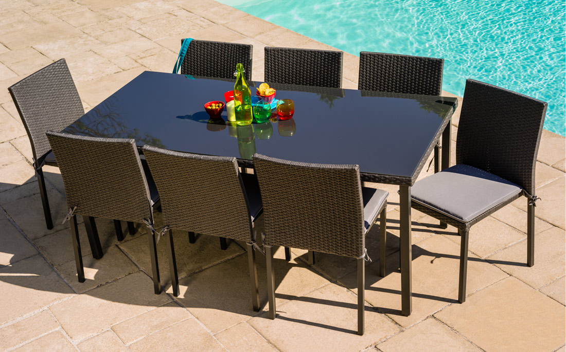 Table De Jardin Gris Anthracite