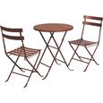 salon de jardin metal pliant