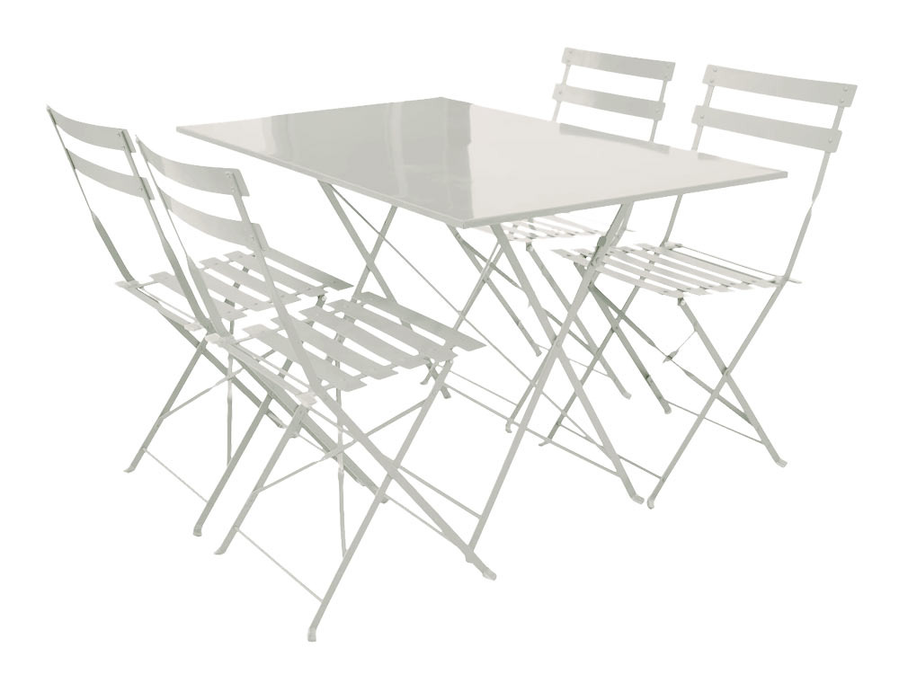 salon de jardin metal pliant