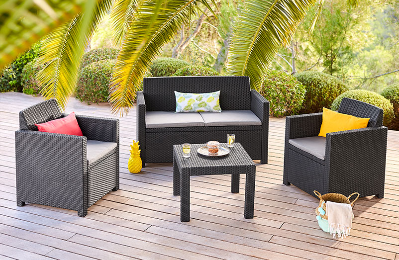 salon de jardin pour balcon promo
