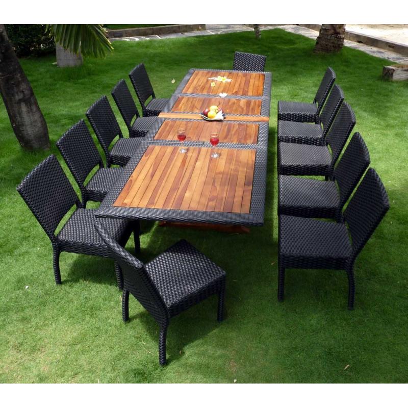 salon de jardin rattan