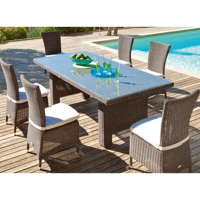 salon de jardin rattan