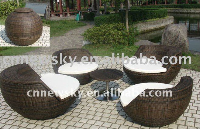 salon de jardin rattan