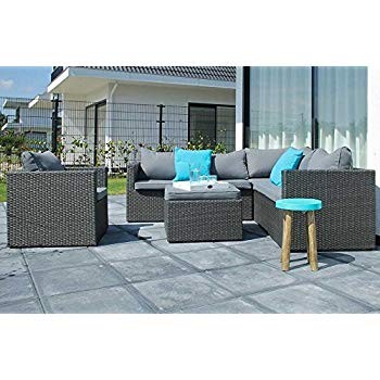 salon de jardin resine 6 places