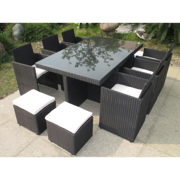 salon de jardin resine 6 places