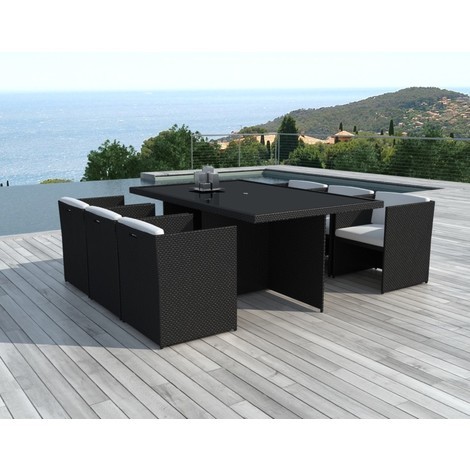 salon de jardin resine 6 places