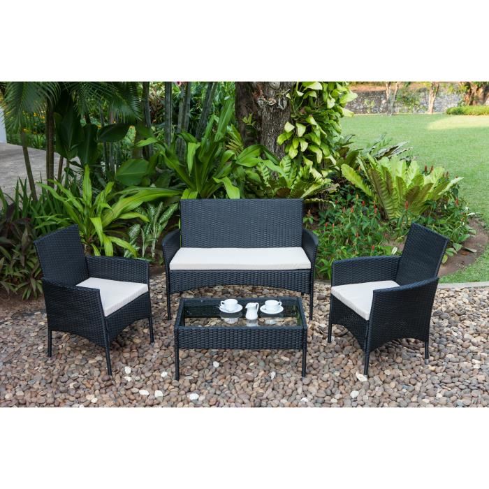 salon jardin empilable