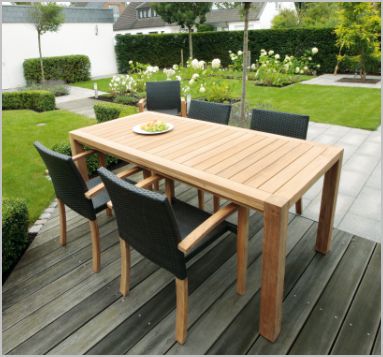salon jardin en teck