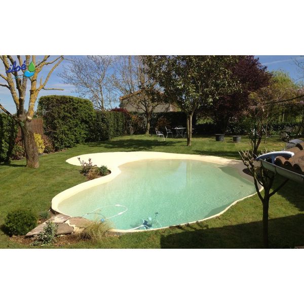 sol caoutchouc piscine