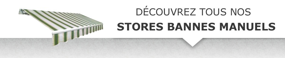 store banne manuel pas cher