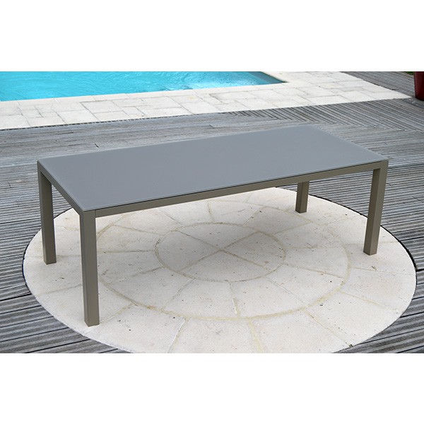 table aluminium exterieur