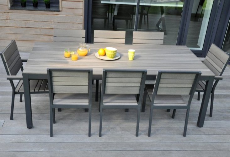 table aluminium exterieur