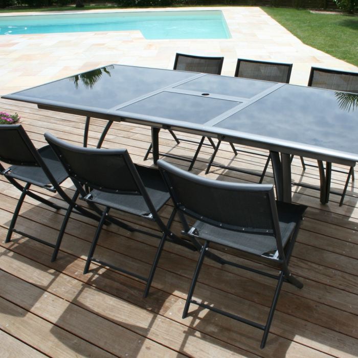 table aluminium exterieur