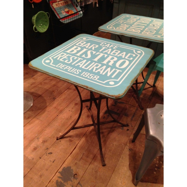 table bistrot carre