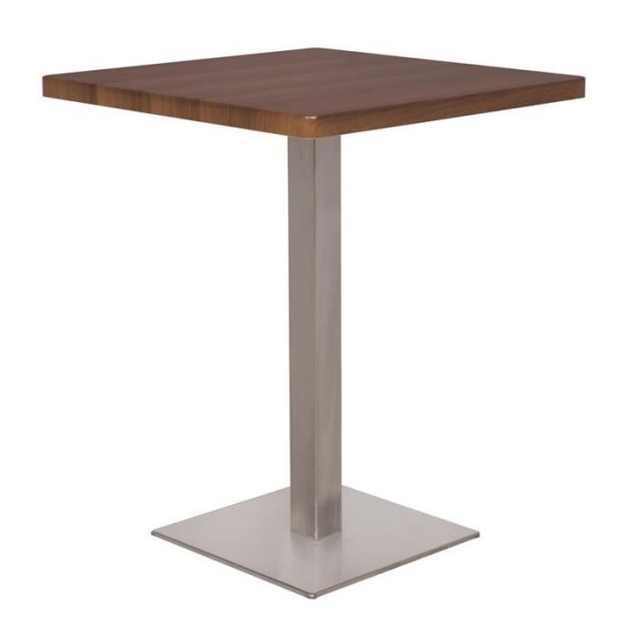 table bistrot en bois