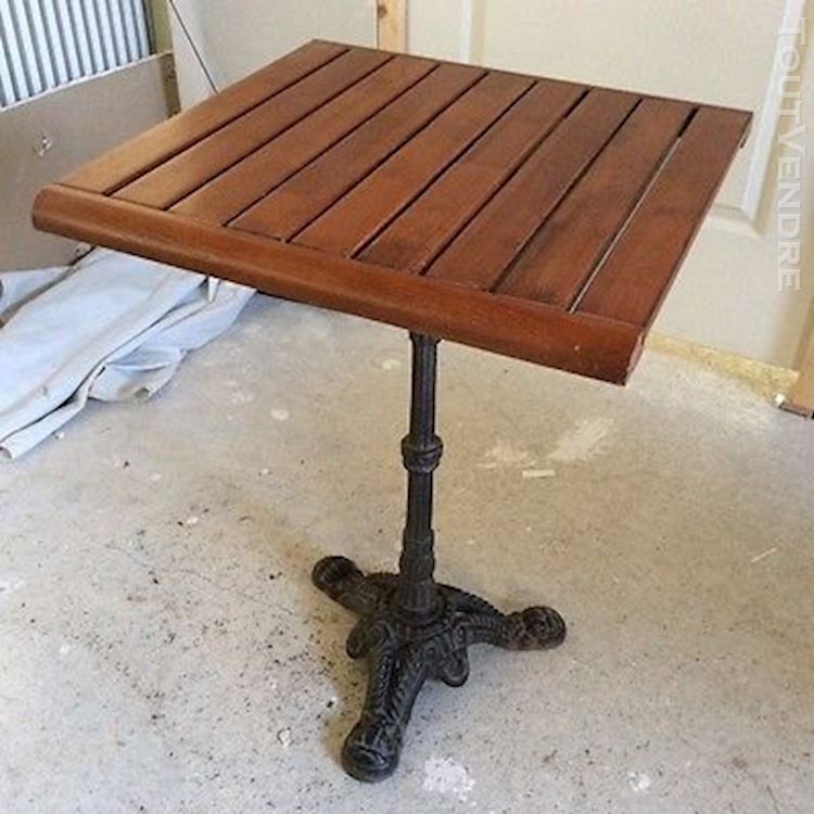 table bistrot en bois