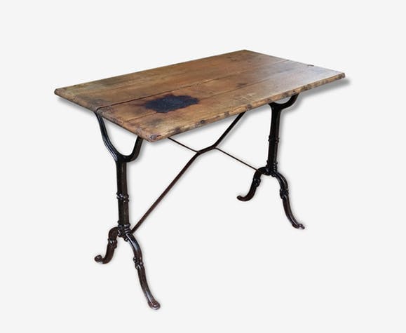 table bistrot en bois