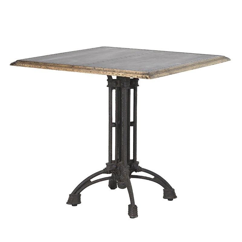 table bistrot en bois