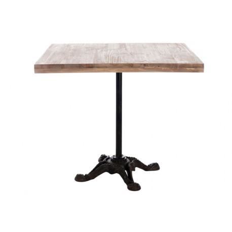 table bistrot en bois