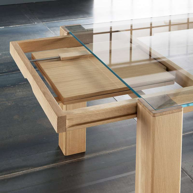 table bois extensible