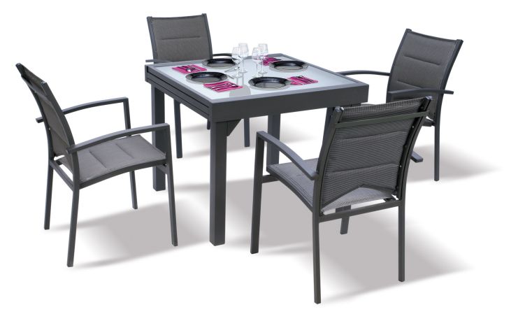 Table De Jardin En Aluminium Avec Rallonge