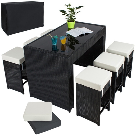 table de jardin haute