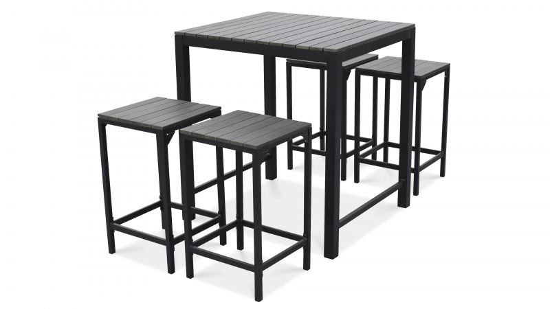 table de jardin haute