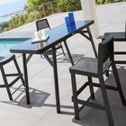 table de jardin haute