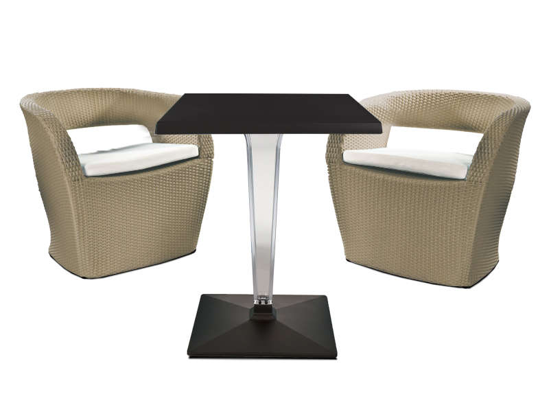 table de jardin pour 2 personnes