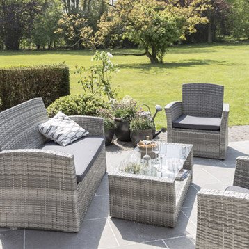 table de jardin tresse pas cher