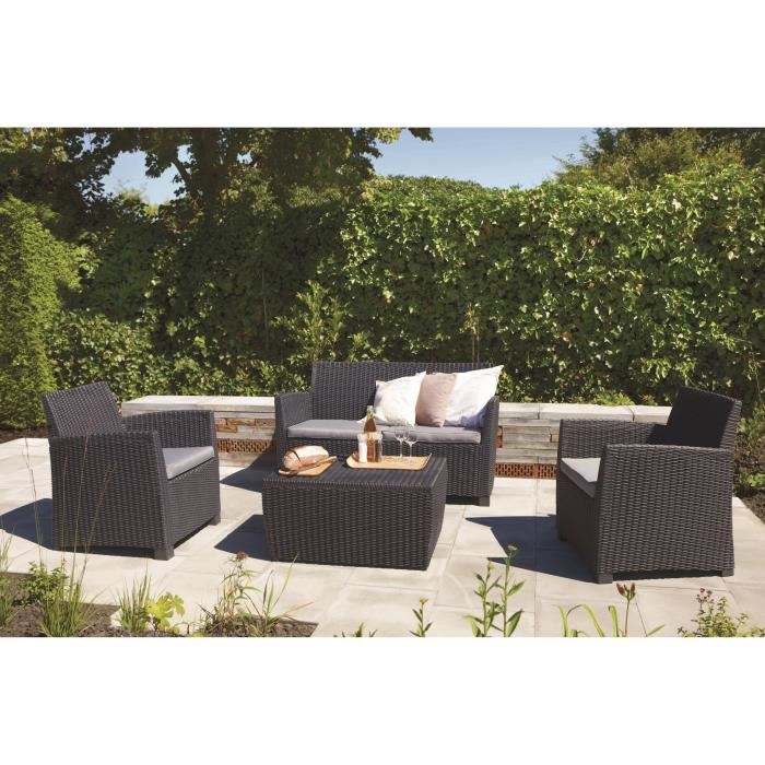 table de jardin tresse pas cher