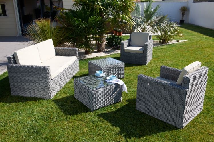 table de jardin tresse pas cher