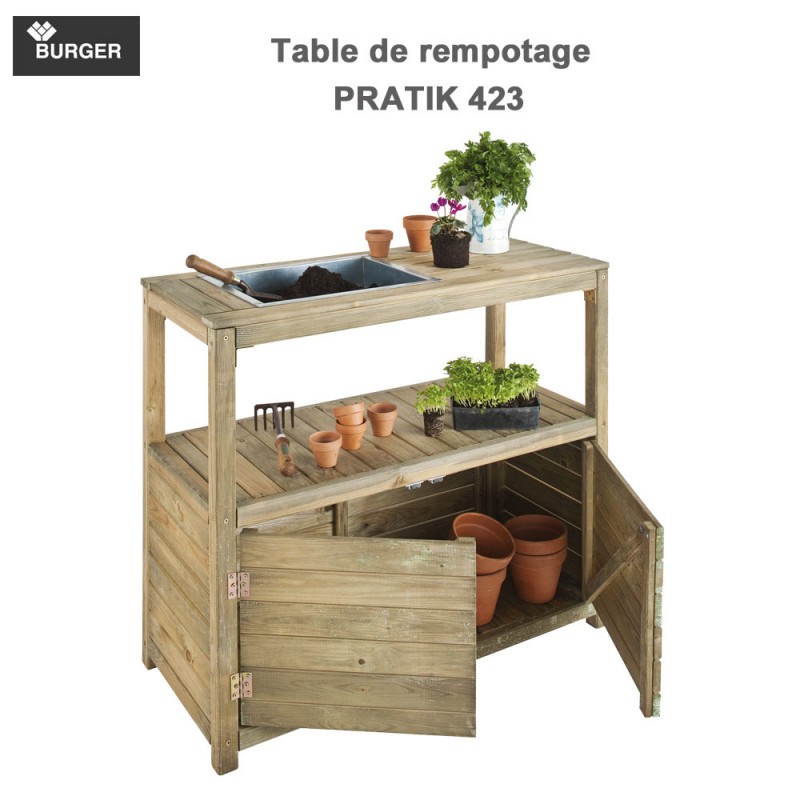 table de jardinage