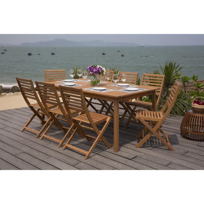table en eucalyptus