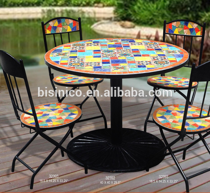 table en fer forge exterieur