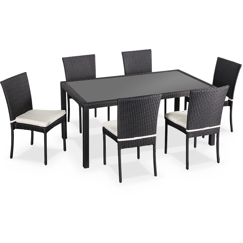 table en resine de jardin