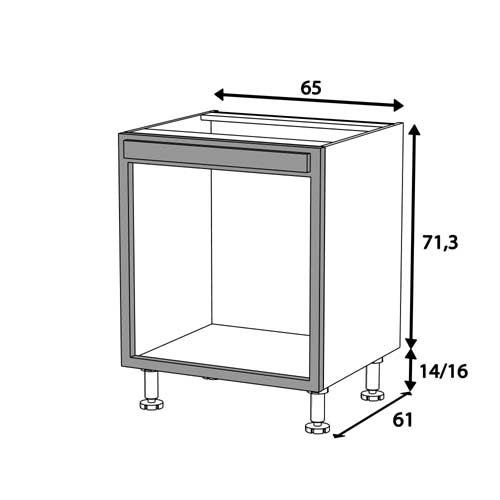 table encastrable meuble