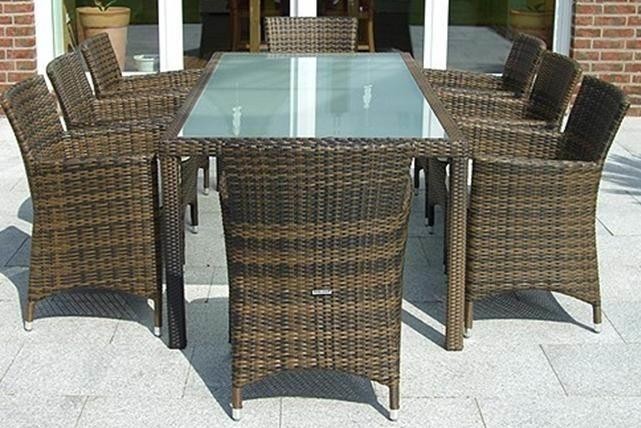 table et chaise en resine tressee - Agencement de jardin aux meilleurs prix