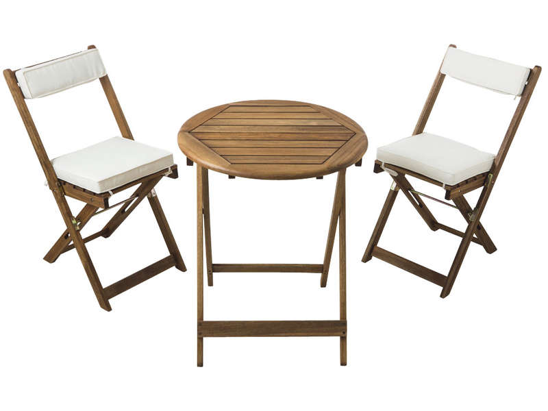 table et chaise pliante de balcon