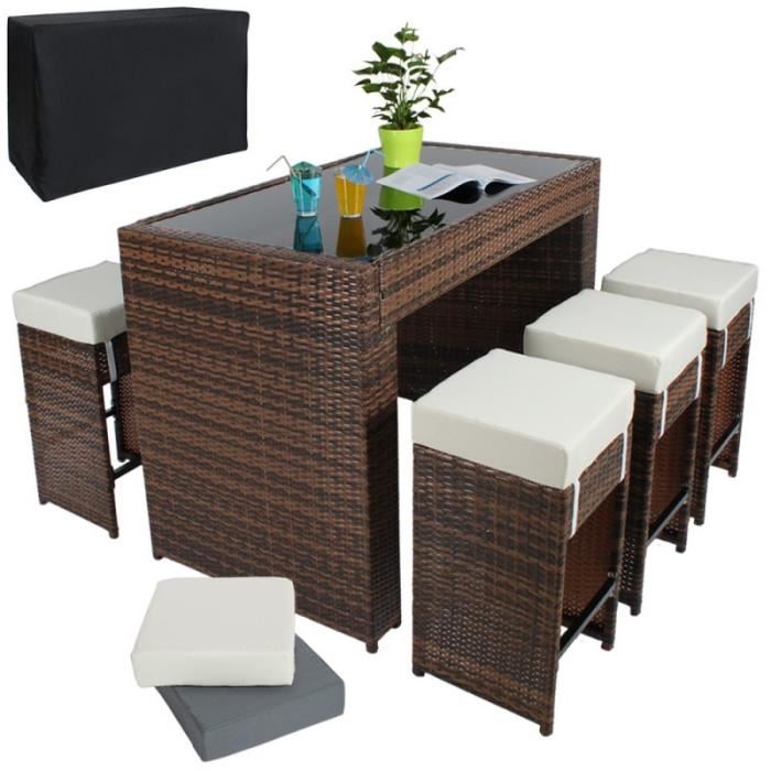 table haute de jardin
