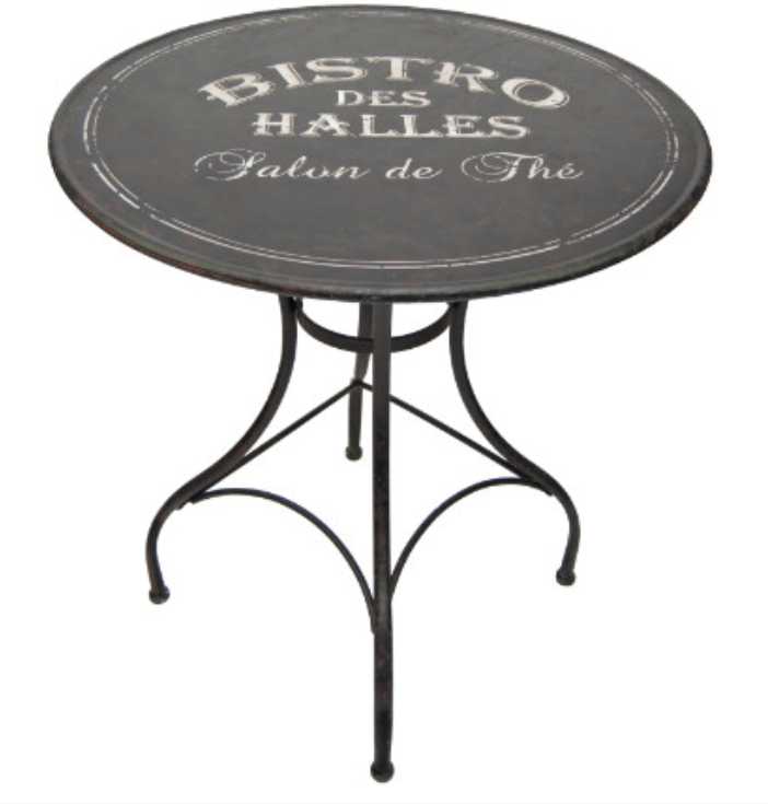 table jardin bistro ronde