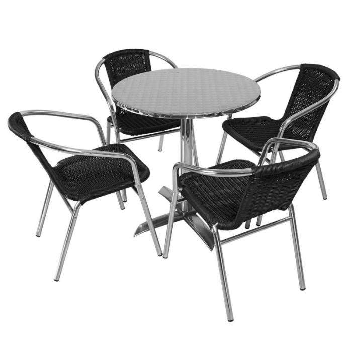 table jardin bistro ronde