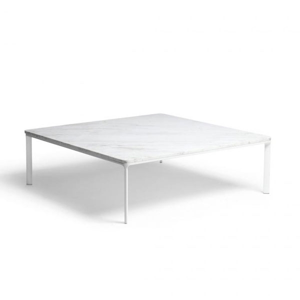 table jardin carree aluminium