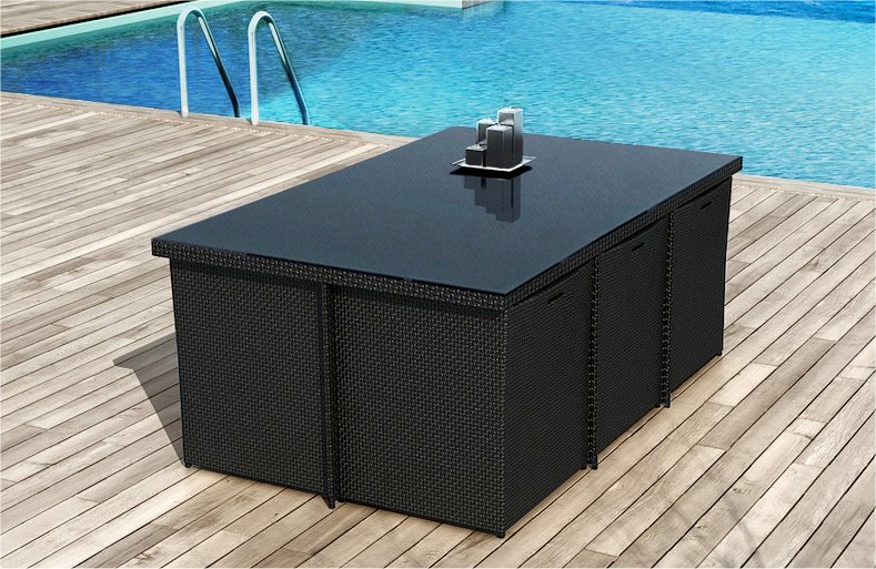 table jardin encastrable pas cher - Agencement de jardin aux meilleurs prix